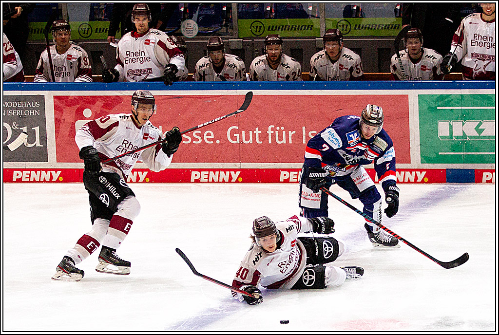 PENNY DEL;  Iserlohn Roosters - Koelner Haie; Iserlohn, 13.01.2021